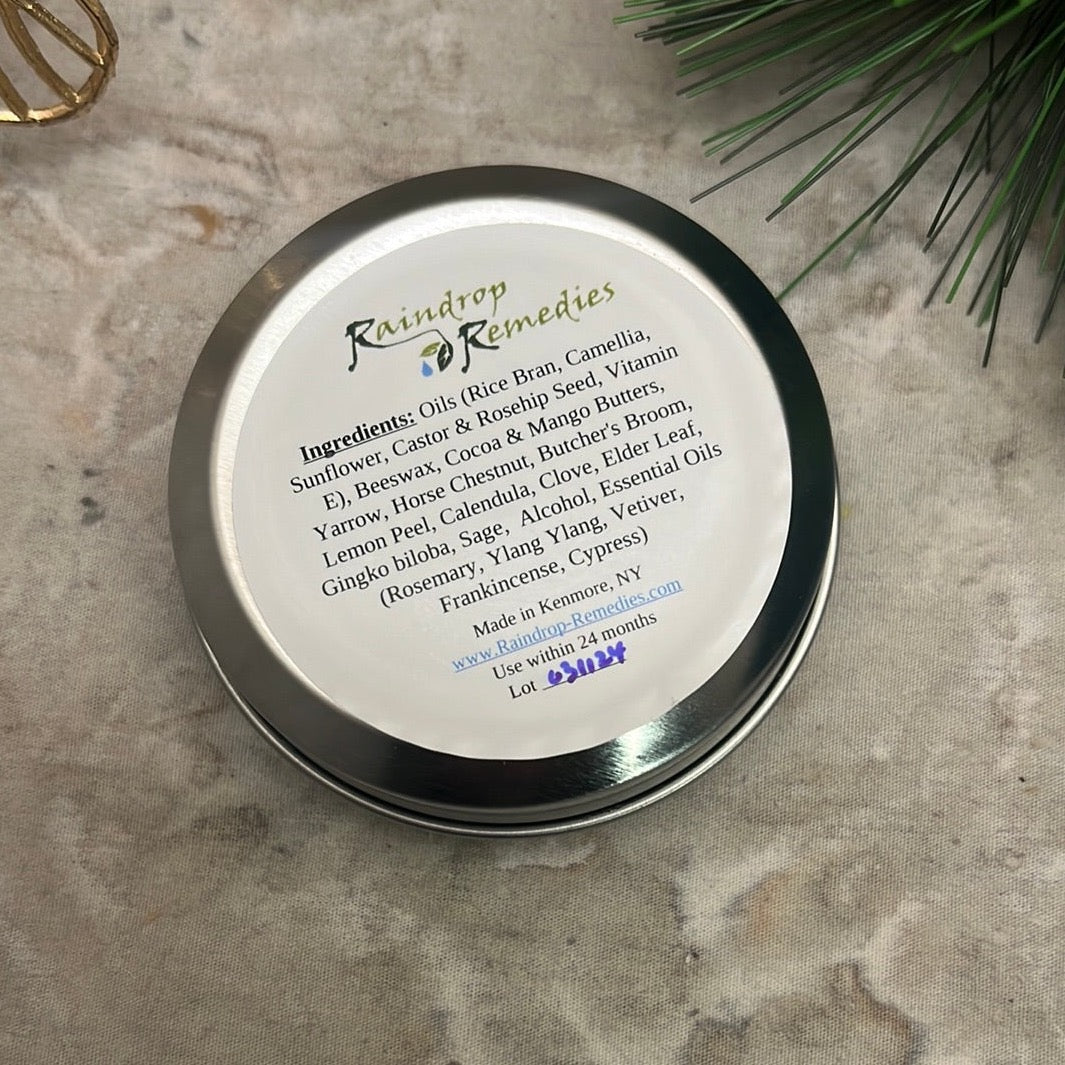 Vein Salve Circulation Raindrop Remedies