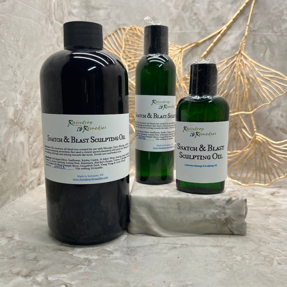 Snatch & Blast Sculpting Oil Raindrop Remedies
