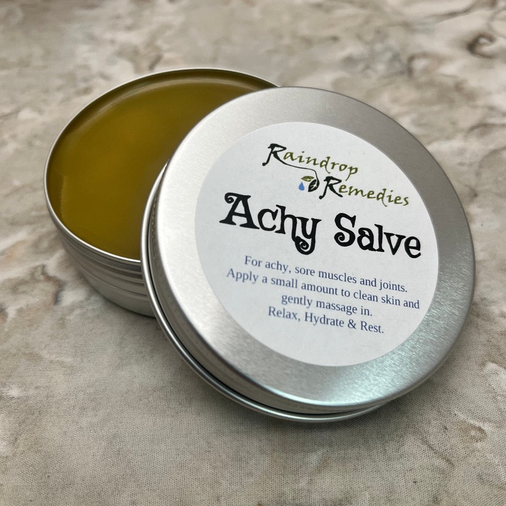 Achy Salve for Sore Muscles Raindrop Remedies