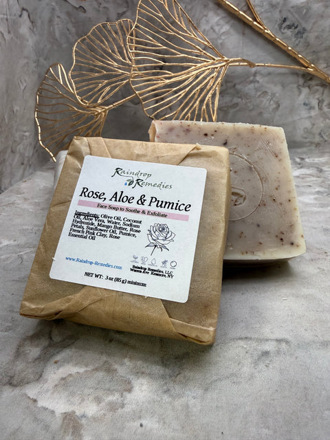 Rose, Aloe & Pumice Exfoliating Soap