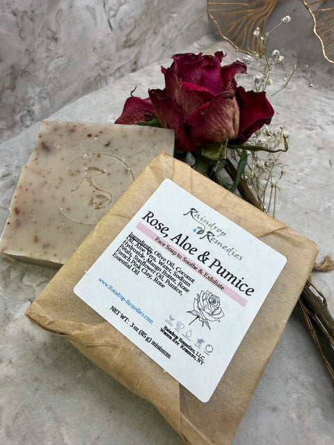 Rose, Aloe & Pumice Exfoliating Soap