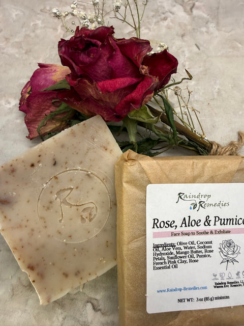 Rose, Aloe & Pumice Exfoliating Soap
