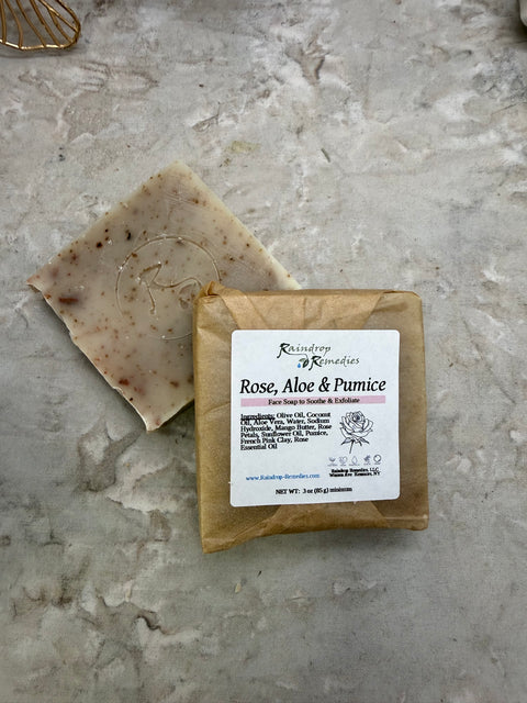 Rose, Aloe & Pumice Exfoliating Soap