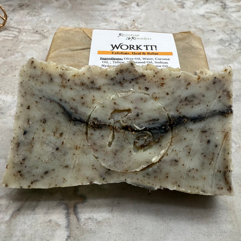 Work It! Soap | Raindrop Remedies 