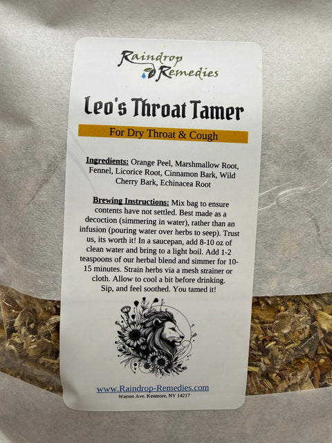 Leo's Throat Tamer Herbal Tea