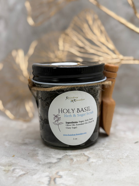 Herb & Sugar Scrubs - Holy Basil