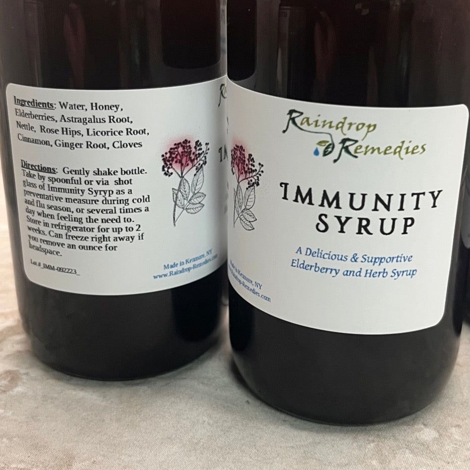 Immunity Syrup An Elderberry Syrup Raindrop Remedies