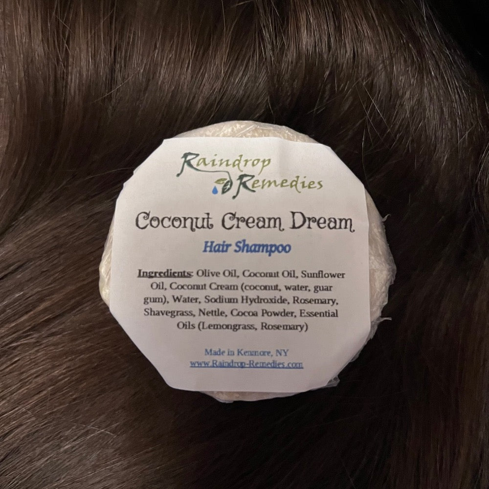 Coconut Cream Dream Shampoo Bar Raindrop Remedies