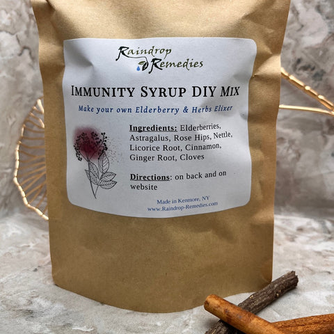 Immunity Syrup DIY Mix Elderberry Syrup Kit | Raindrop Remedies