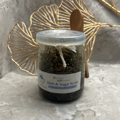 Smooth Operator Herb & Sugar Scrub | Raindrop Remedies