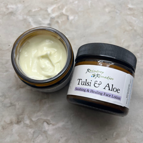 Tulsi and Aloe Lotion | Raindrop Remedies