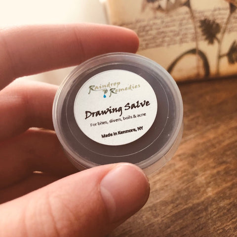 Drawing Salve holding